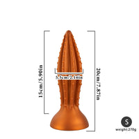 7.87in 9.84in 11.81in 13.77in Huge Silicone Spiked Butt Plug Dildo Couples Toy