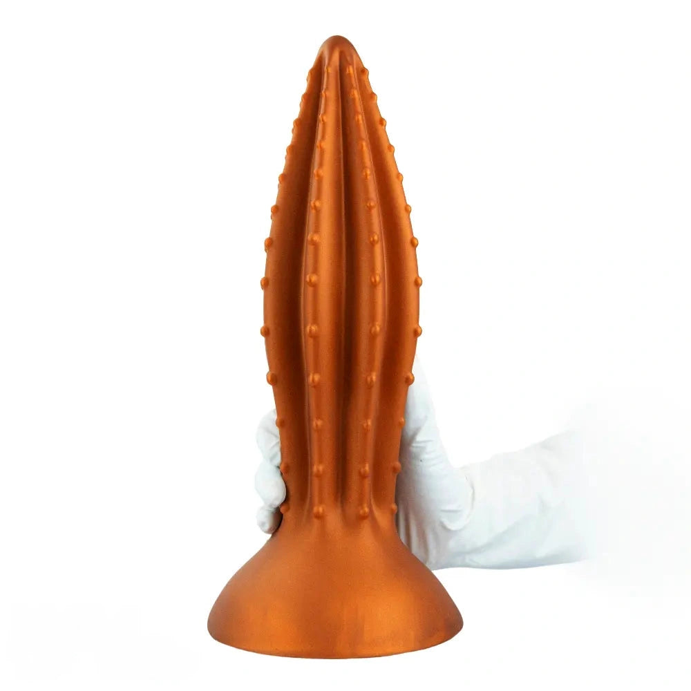 7.87in 9.84in 11.81in 13.77in Huge Silicone Spiked Butt Plug Dildo Couples Toy