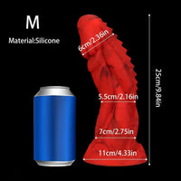 7.87in 9.84in 11.81in Dragon Silicone Monster Soft Big Dildo For Women Men