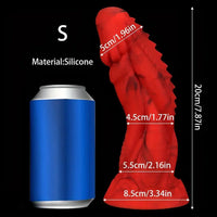 7.87in 9.84in 11.81in Dragon Silicone Monster Soft Big Dildo For Women Men