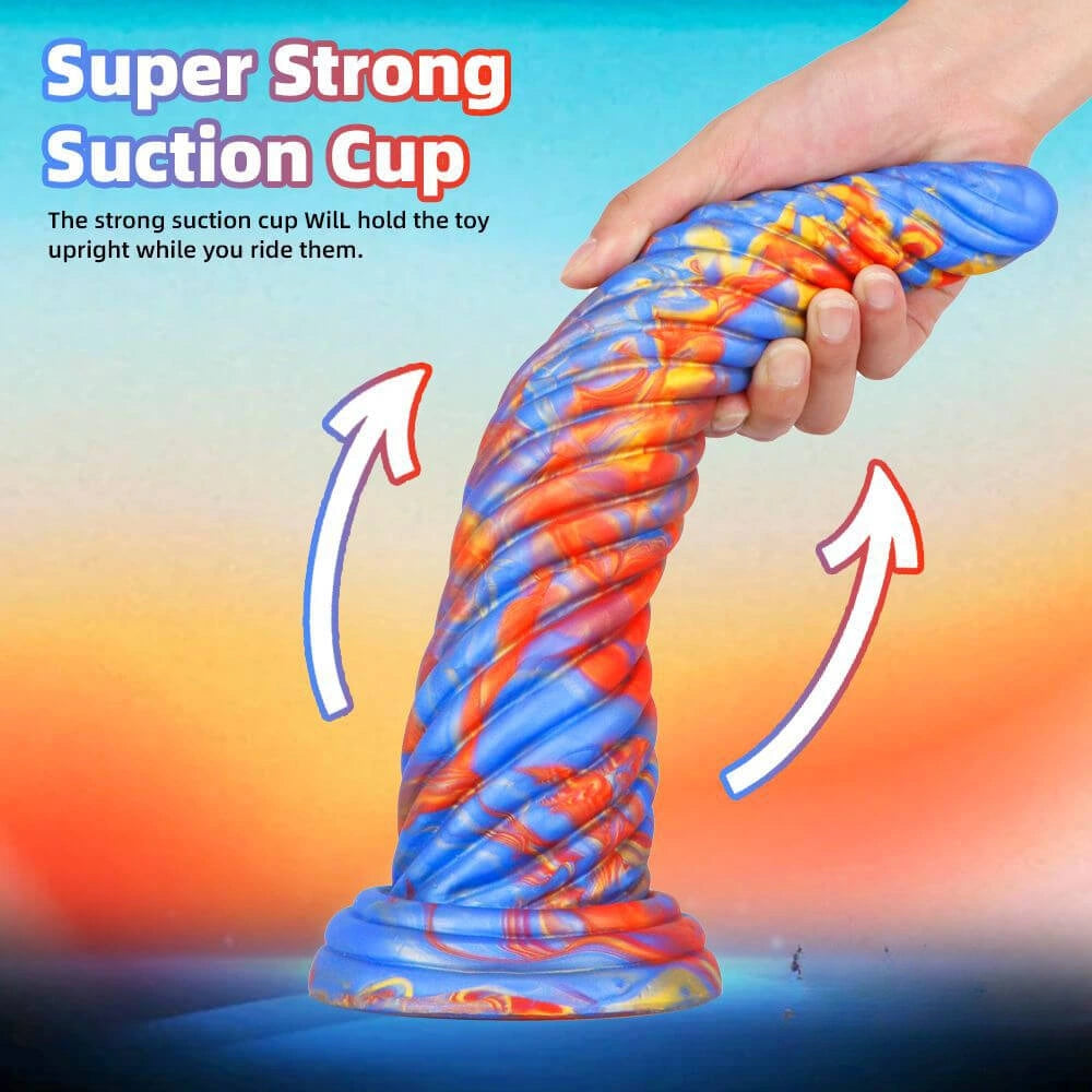 7.87in 9.84in 11.8in XML Sprial Big Butt Plug Dildo For Anal Sex