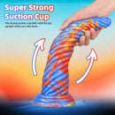 7.87in 9.84in 11.8in XML Sprial Big Butt Plug Dildo For Anal Sex