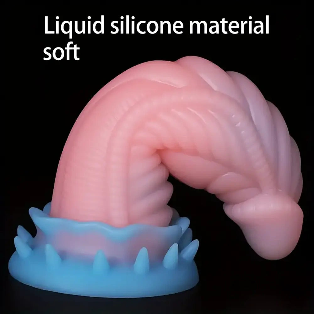 7.87in 9.84in Super Soft Dragon Silicone Animal Monster Penis Dildo