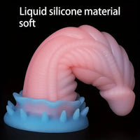 7.87in 9.84in Super Soft Dragon Silicone Animal Monster Penis Dildo