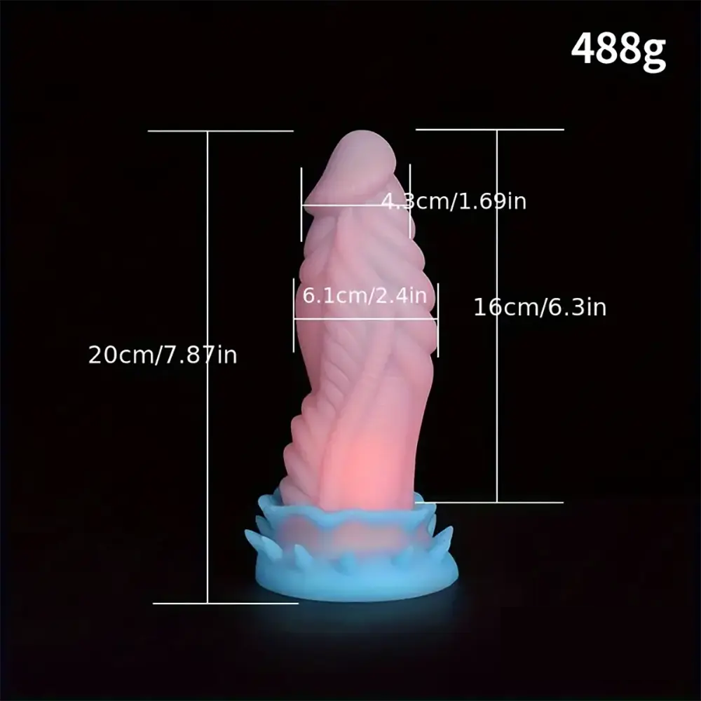 7.87in 9.84in Super Soft Dragon Silicone Animal Monster Penis Dildo