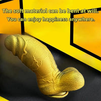 7.87in 9.84in Thick Realistic Silicone Dildo For Vaginal G-spot Stimulation Anus