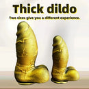 7.87in 9.84in Thick Realistic Silicone Dildo For Vaginal G-spot Stimulation Anus