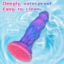7.87in Alien Dragon Anal Plug Liquid Silicone Monster Dildo For Women