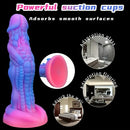 7.87in Alien Dragon Anal Plug Liquid Silicone Monster Dildo For Women