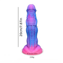 7.87in Alien Dragon Silicone Monster Penis Dildo With Strong Suction Cup