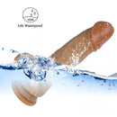 7.87in Big Body Liquid Silicone Dildo For Women Real Skin Sex Toy