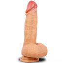 7.87in Big Body Liquid Silicone Dildo For Women Real Skin Sex Toy