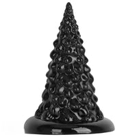 7.87in Black PVC Thick Anal Plug Anal Expansion Suction Cup G Spot Dildo