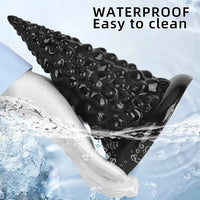 7.87in Black PVC Thick Anal Plug Anal Expansion Suction Cup G Spot Dildo