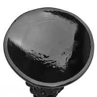 7.87in Black PVC Thick Anal Plug Anal Expansion Suction Cup G Spot Dildo