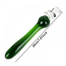 7.87in Cartoon Bear Series Glass Fantasy Cute Massage Stick Dildo
