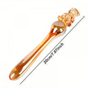 7.87in Cartoon Bear Series Glass Fantasy Cute Massage Stick Dildo