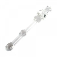7.87in Cartoon Bear Series Glass Fantasy Cute Massage Stick Dildo