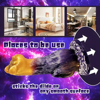 7.87in Chinese Zodiac Dog Design Silicone Hand Wash Only Soft Dildo