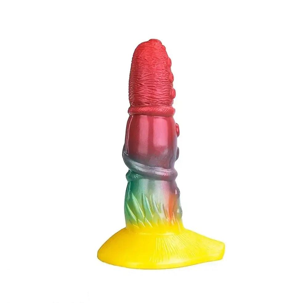 7.87in Colorful Silicone Simulation Special-Shaped Masturbator Tentacle Dildo