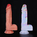 7.87in Crystal Clear Fruit Silicone Dildo For Adult Couples