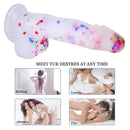 7.87in Crystal Clear Fruit Silicone Dildo For Adult Couples
