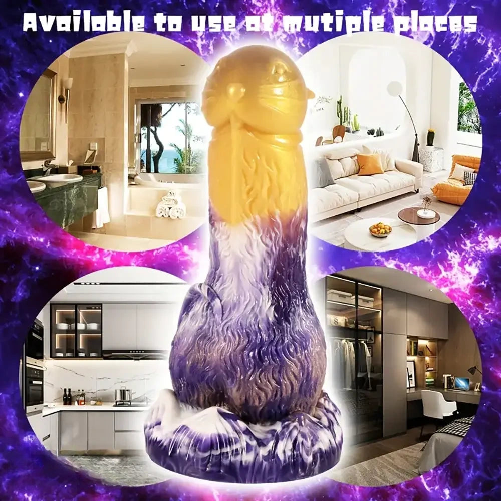 7.87in Dildo Sex Toy With Suction Cup Silicone Rabbit-Shaped Dildo
