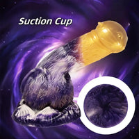 7.87in Dildo Sex Toy With Suction Cup Silicone Rabbit-Shaped Dildo