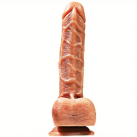 7.87in Double Layer Silicone Realistic Personal Massager Soft Dildo