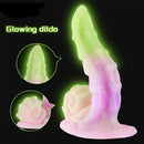 7.87in Dragon Tentacle Luminous Anal Monster Silicone Soft Dildo