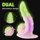 7.87in Dragon Tentacle Luminous Anal Monster Silicone Soft Dildo