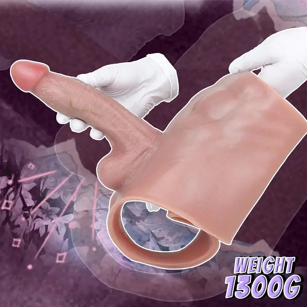 7.87in Ejaculating Dildo Pants Vagina Massager For Female Masturbator