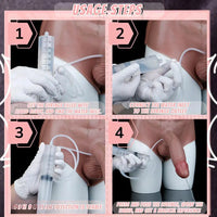 7.87in Ejaculating Dildo Pants Vagina Massager For Female Masturbator