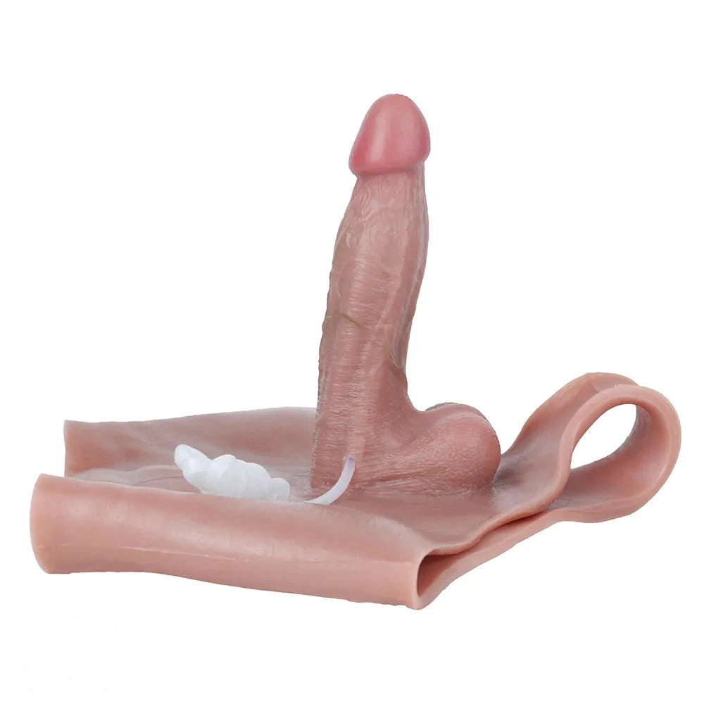 7.87in Ejaculating Dildo Pants Vagina Massager For Female Masturbator