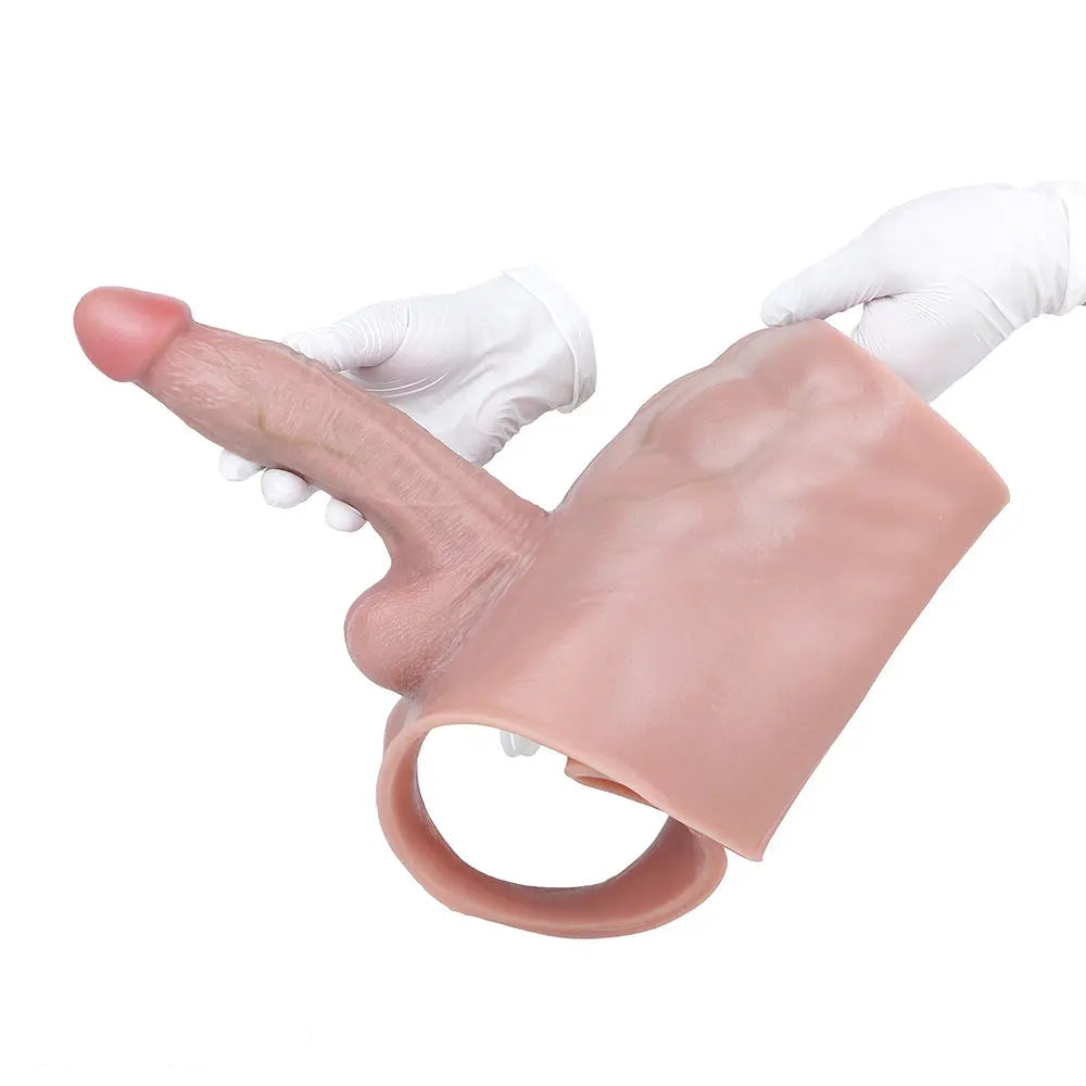 7.87in Ejaculating Dildo Pants Vagina Massager For Female Masturbator