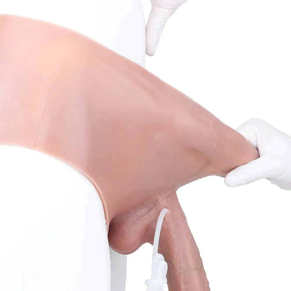 7.87in Ejaculating Dildo Pants Vagina Massager For Female Masturbator
