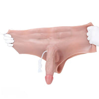 7.87in Ejaculating Dildo Pants Vagina Massager For Female Masturbator