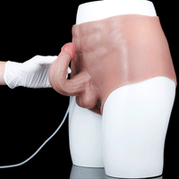 7.87in Ejaculating Dildo Pants Vagina Massager For Female Masturbator