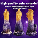 7.87in Exotic Thick Rooster Chicken Silicone Dildo Penis Couple Gift