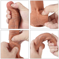 7.87in Extreme Realistic Vivid Silicone Dildo With Veins
