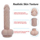 7.87in Fake Penis Sex Toy Dildo For Anus Vaginal Masturbation
