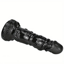 7.87in Fantasy Black Spiked Male Dildo For Stimulation Massager Pleasure