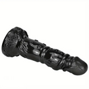 7.87in Fantasy Black Spiked Male Dildo For Stimulation Massager Pleasure