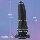 7.87in Fantasy Dildo With Powerful Suction Cup For Vaginal Anal Massage