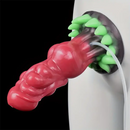 7.87in Fantasy Monster Cumming Dildo Wth Water Spray For Vagina Anus