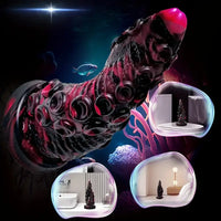 7.87in Fantasy Monster Octopus Tentacle Silicone Dildo For Couples Lesbian