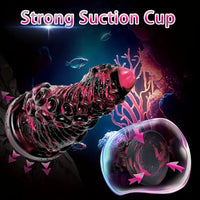 7.87in Fantasy Monster Octopus Tentacle Silicone Dildo For Couples Lesbian