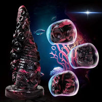 7.87in Fantasy Monster Octopus Tentacle Silicone Dildo For Couples Lesbian