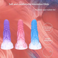 7.87in Fantasy Monster Silicone Soft Dildo External Anal Opener