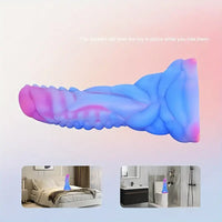 7.87in Fantasy Monster Silicone Soft Dildo External Anal Opener